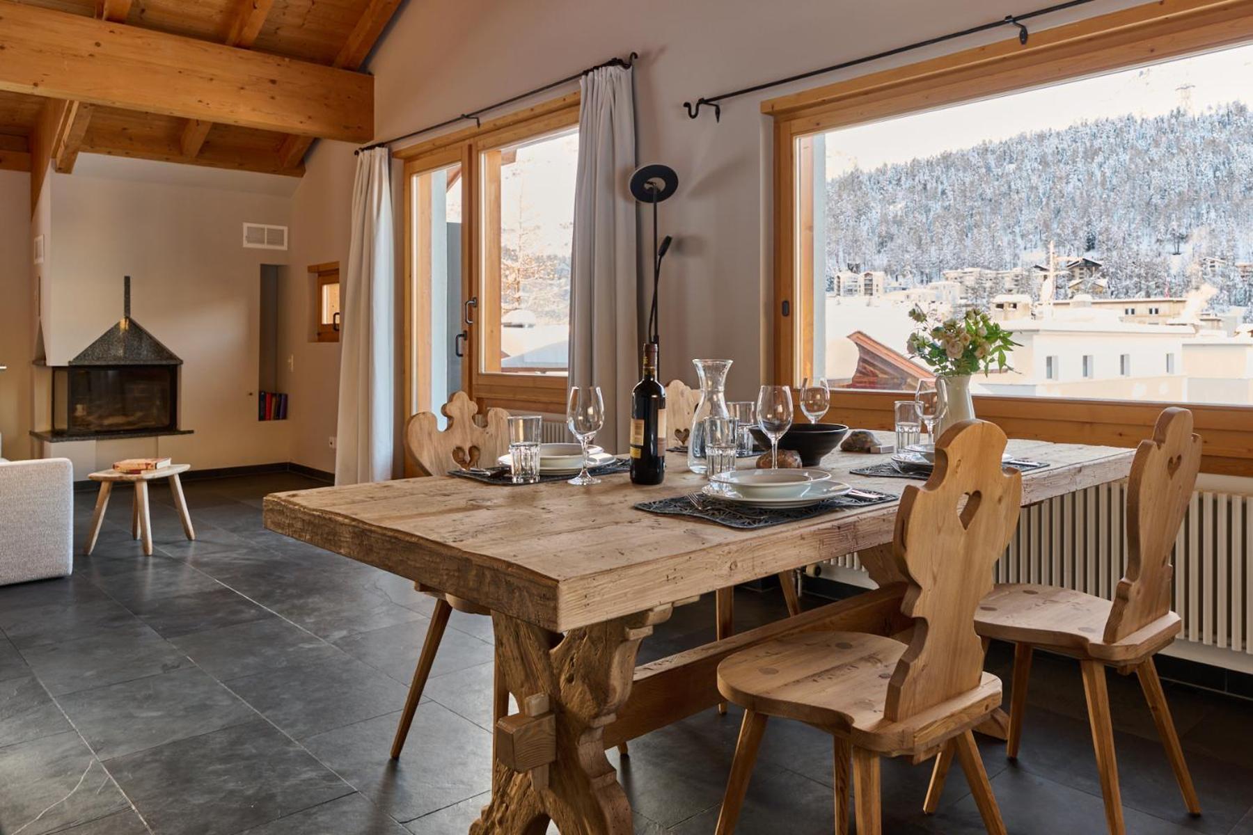 Chesa Madrisa Apartment St. Moritz Exterior foto