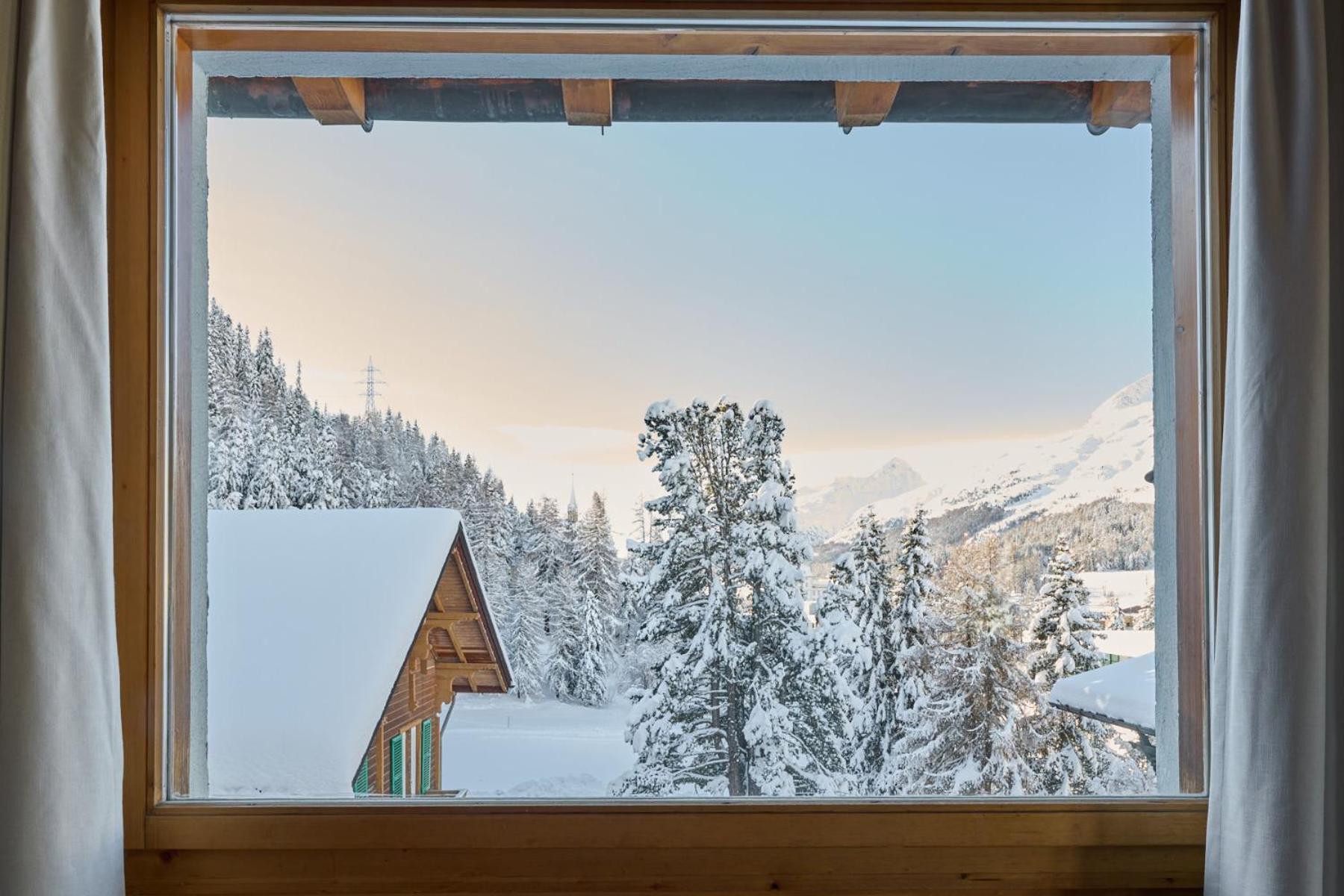 Chesa Madrisa Apartment St. Moritz Exterior foto